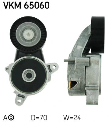 SKF VKM 65060 — Натяжний ролик поліклінового ременя