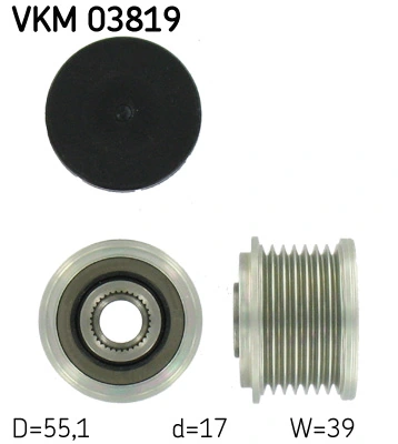 SKF VKM 03819 — Обгінна муфта генератора