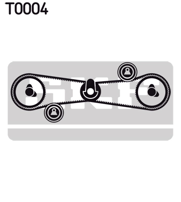 Kit de courroie crantée SKF VKMA 02500