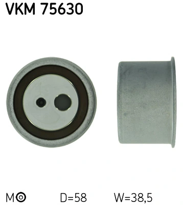 Poulie de tension, courroie crantée SKF VKM 75630
