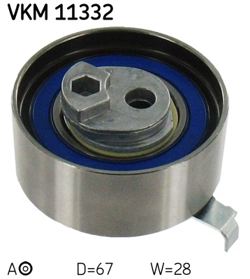 SKF VKM 11332 — Ролик модуля натягувача ременя