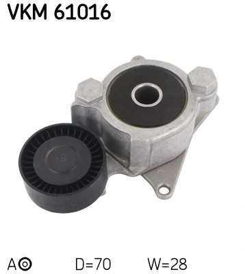 SKF VKM 61016 — Натяжний ролик поліклинового реміня (Вир-во SKF)