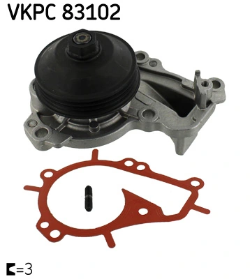 SKF VKPC 83102 — Водяний насос (Вир-во SKF)