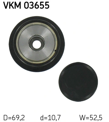 Poulie roue libre, alternateur SKF VKM 03655