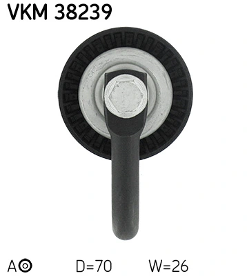 Tendeur de courroie, courroie trapézoïdale à nervures SKF VKM 38239