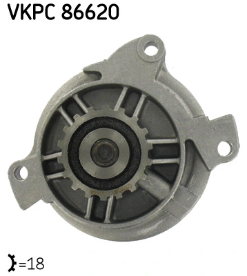 Pompe à eau, refroidissement du moteur SKF VKPC 86620