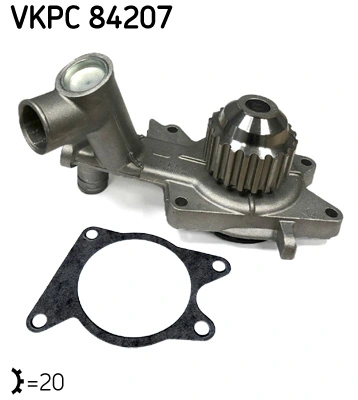 Pompe à eau, refroidissement du moteur SKF VKPC 84207