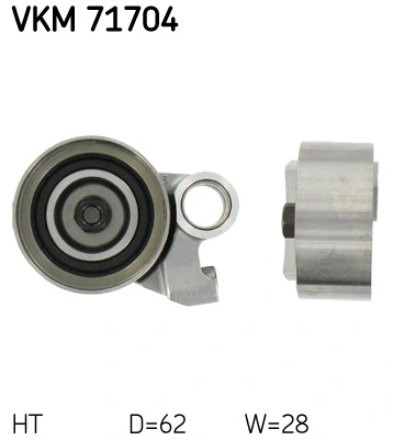 Poulie de tension, courroie crantée SKF VKM 71704