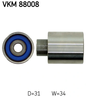 SKF VKM 88008 — Ролик модуля натягувача ременя