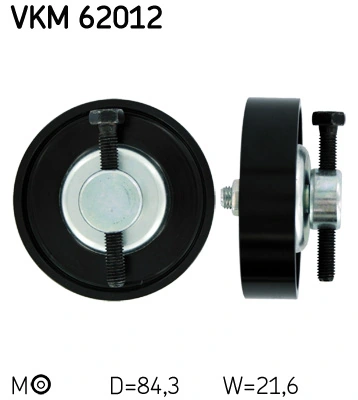 SKF VKM 62012 — Натяжний пристрій, клинового реміня (Вир-во SKF)