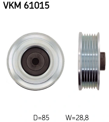 SKF VKM 61015 — Ролик модуля натягувача ременя
