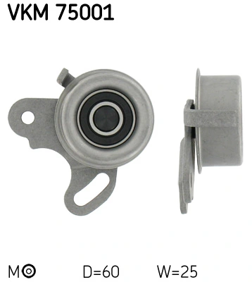 Poulie de tension, courroie crantée SKF VKM 75001