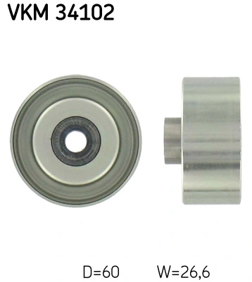 SKF VKM 34102 — Ролик модуля натягувача ременя