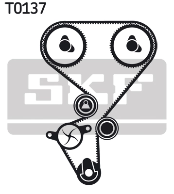 Kit de courroie crantée SKF VKMA 03130