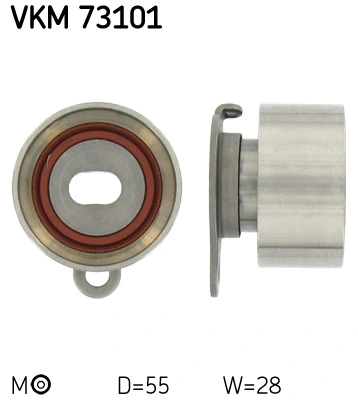 Poulie de tension, courroie crantée SKF VKM 73101