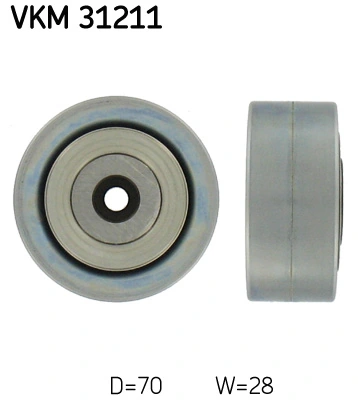 SKF VKM 31211 — Обвідний ролик поліклінового ременя