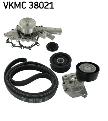 SKF VKMC 38021 — Роликовий модуль натягувача ременя (ролик, ремінь, помпа)