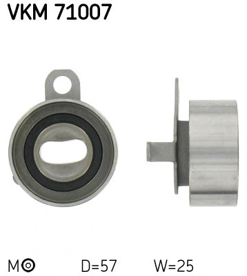 SKF VKM 71007 — Ролик модуля натягувача ременя
