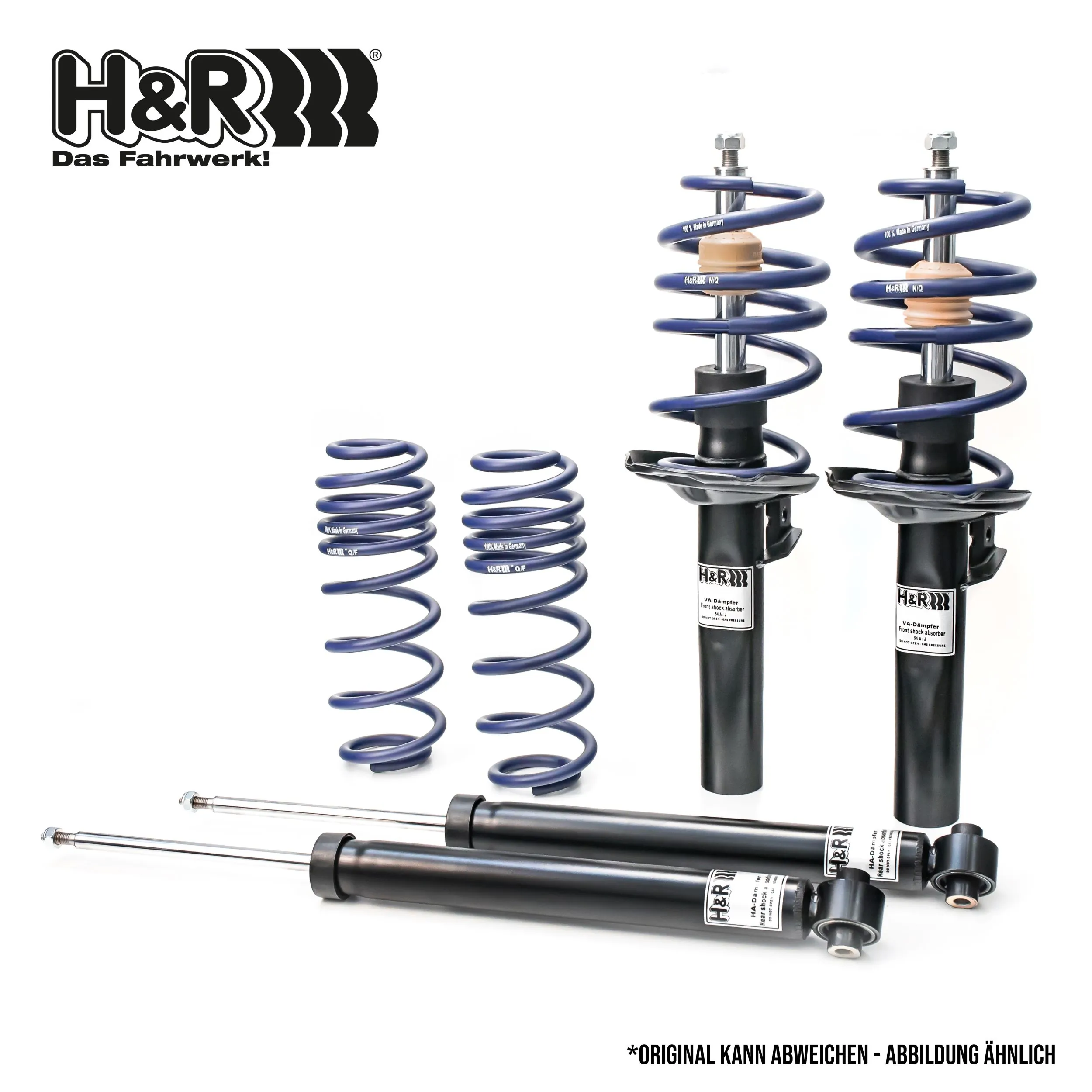 Suspension Kit, springs/shock absorbers
