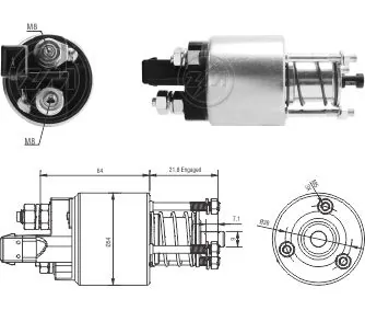 Solenoid Switch, starter