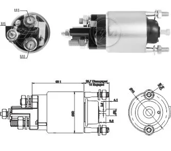 Solenoid Switch, starter