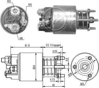 Solenoid Switch, starter