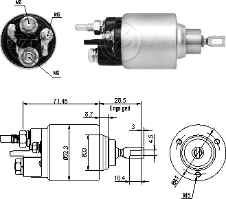 Solenoid Switch, starter