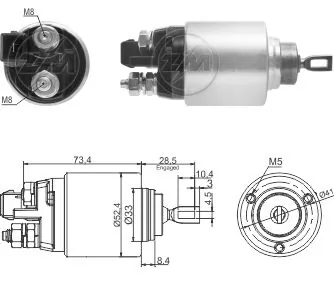 Solenoid Switch, starter