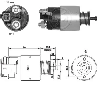 Solenoid Switch, starter