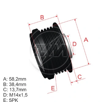Alternator Freewheel Clutch