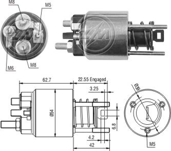 Solenoid Switch, starter