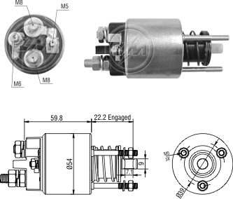Solenoid Switch, starter