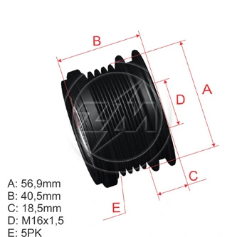 Alternator Freewheel Clutch