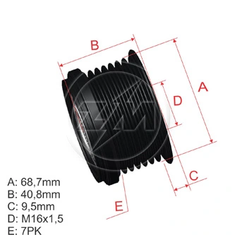Alternator Freewheel Clutch