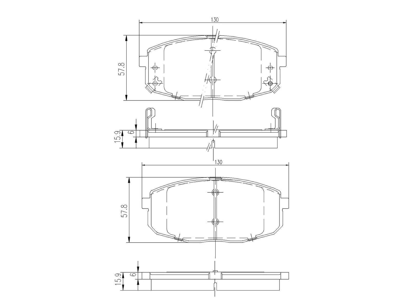 A.Z. Meisterteile Brake Pad Set, disc brake