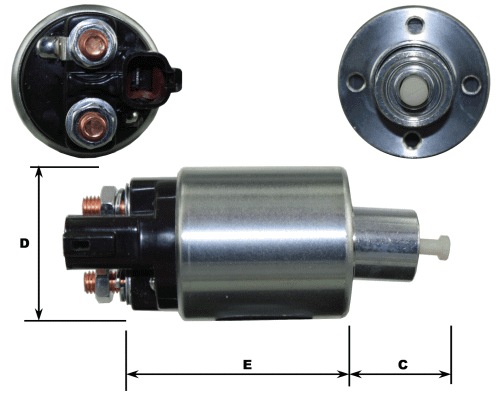 Solenoid Switch, starter
