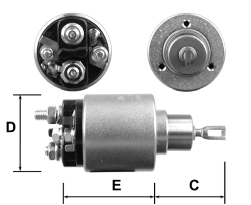 Solenoid Switch, starter