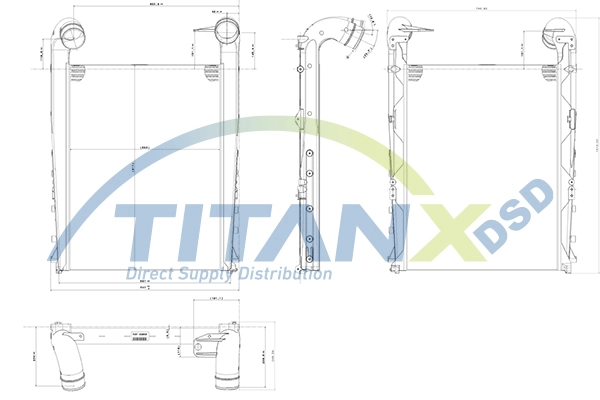 Intercooler, échangeur TitanX IX169004