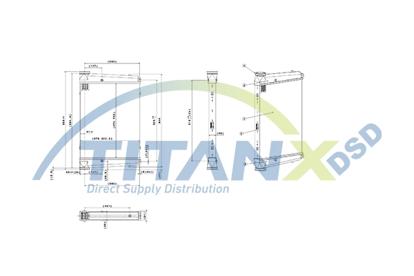 Intercooler, échangeur TitanX IX609006