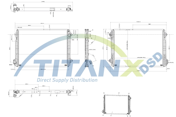 Radiateur, refroidissement du moteur TitanX RX149006