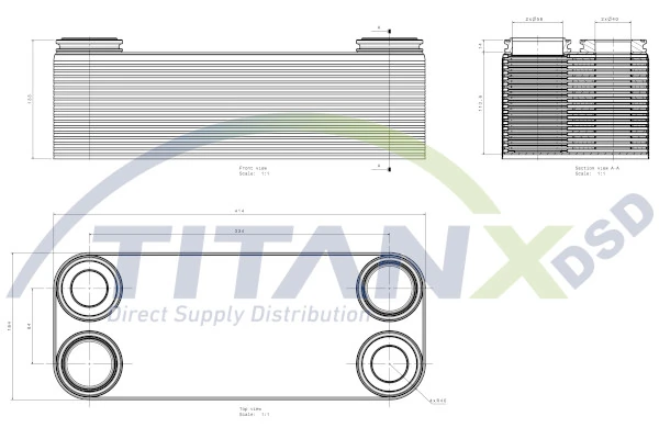 Radiateur d'huile de boîte automatique TitanX OX129009