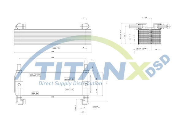Radiateur d'huile de boîte automatique TitanX OX129008