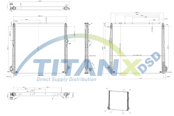 Radiateur, refroidissement du moteur TitanX RX149008