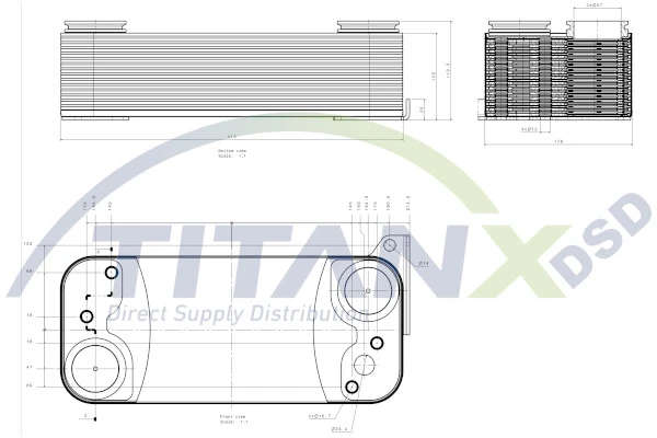 Radiateur d'huile, ralentisseur TitanX OX149003