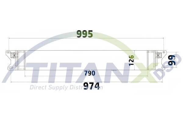 Radiateur d'huile TitanX OX609004