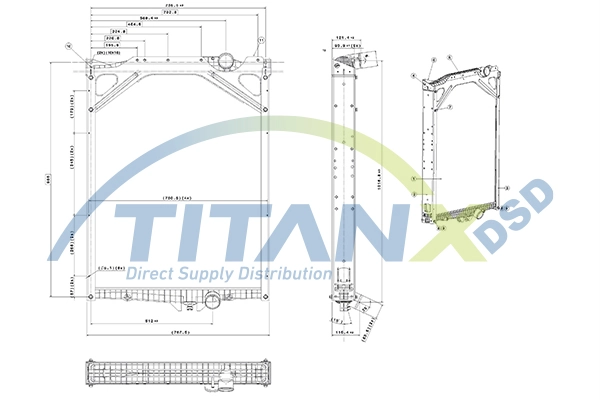 Radiateur, refroidissement du moteur TitanX RX609012