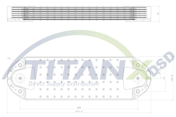 Radiateur d'huile TitanX OX129004
