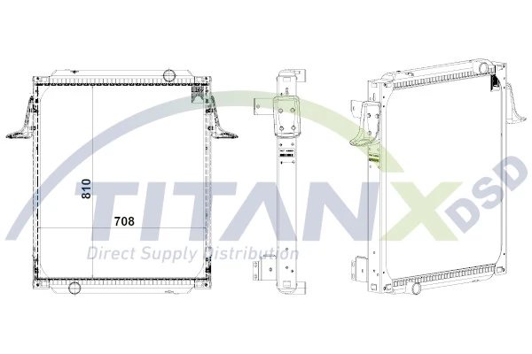 Radiateur, refroidissement du moteur TitanX RX169014