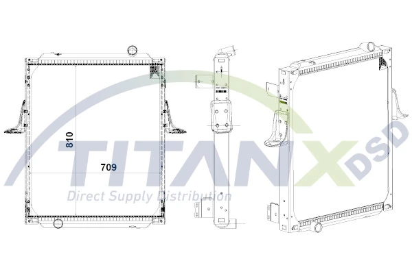 Radiateur, refroidissement du moteur TitanX RX169012