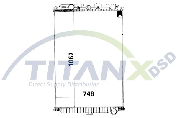 Radiateur, refroidissement du moteur TitanX RX179004